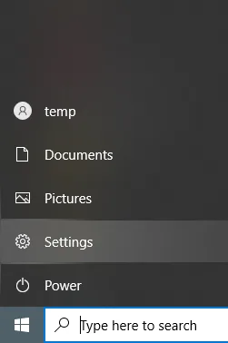 Windows Setting