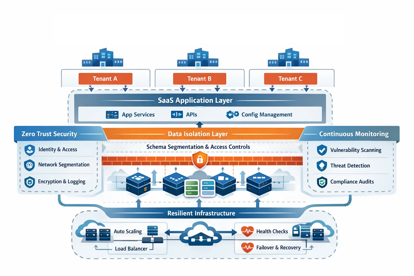 A Multi-Tenant SaaS Architecture Design